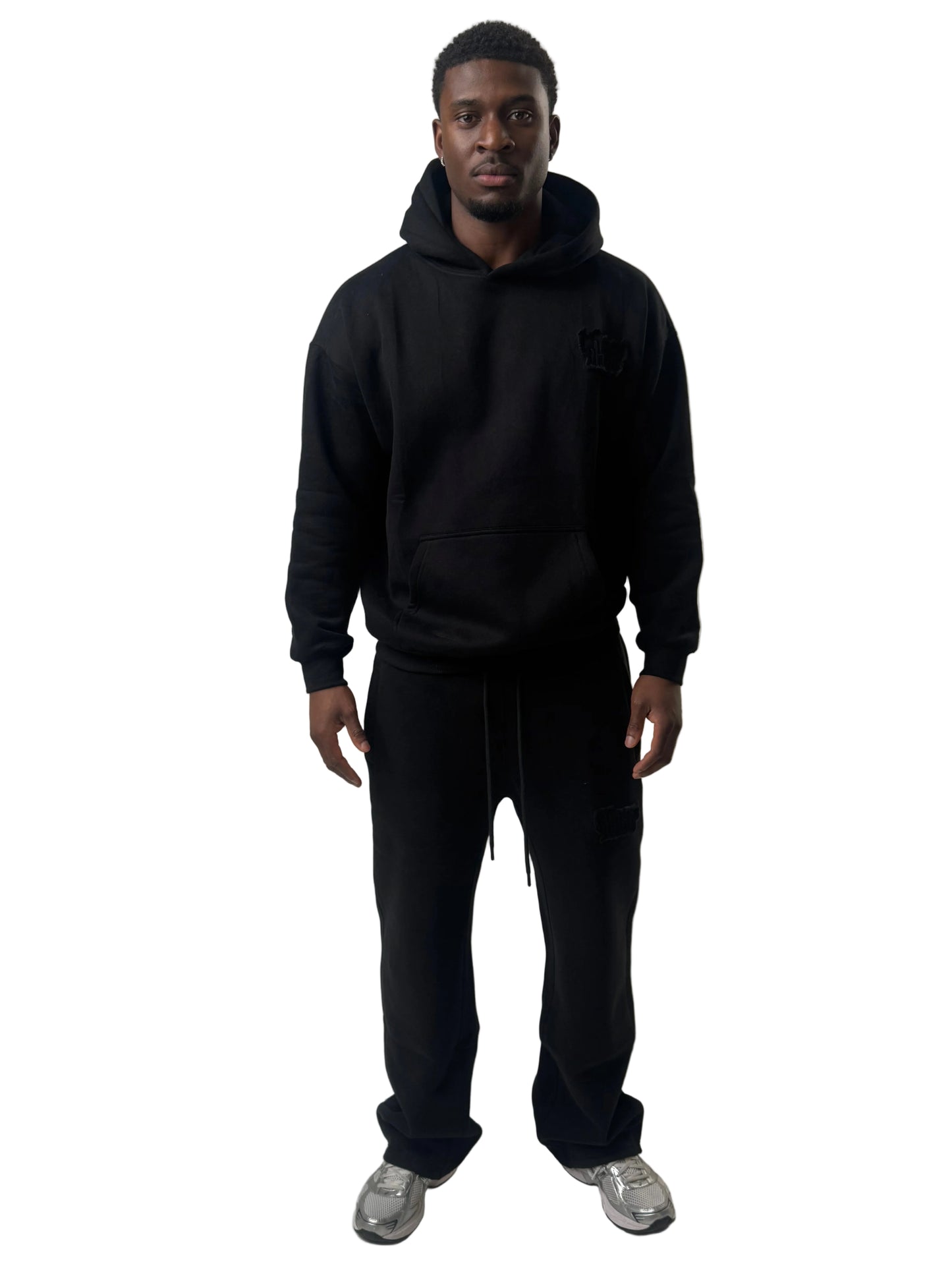 CN BLACK ON BLACK PANTS FOR MEN