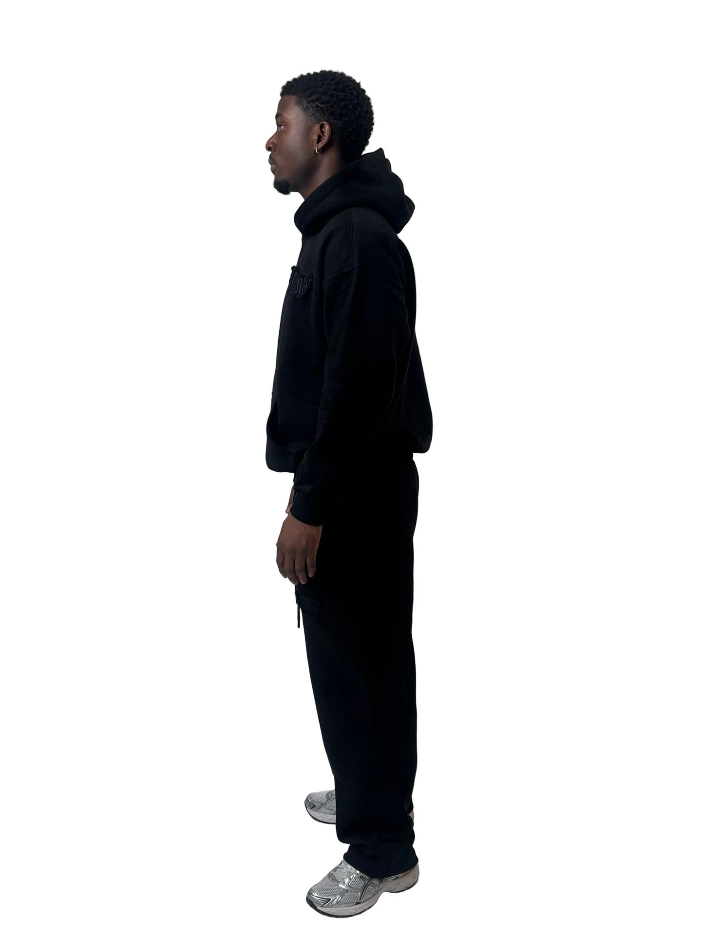 CN BLACK ON BLACK PANTS FOR MEN